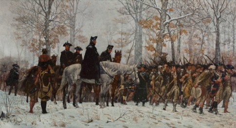 Washington Reviewing His Troops at Valley Forge